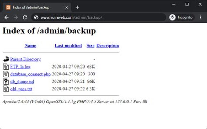 directory listing